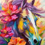 Horse and the Hibiscus