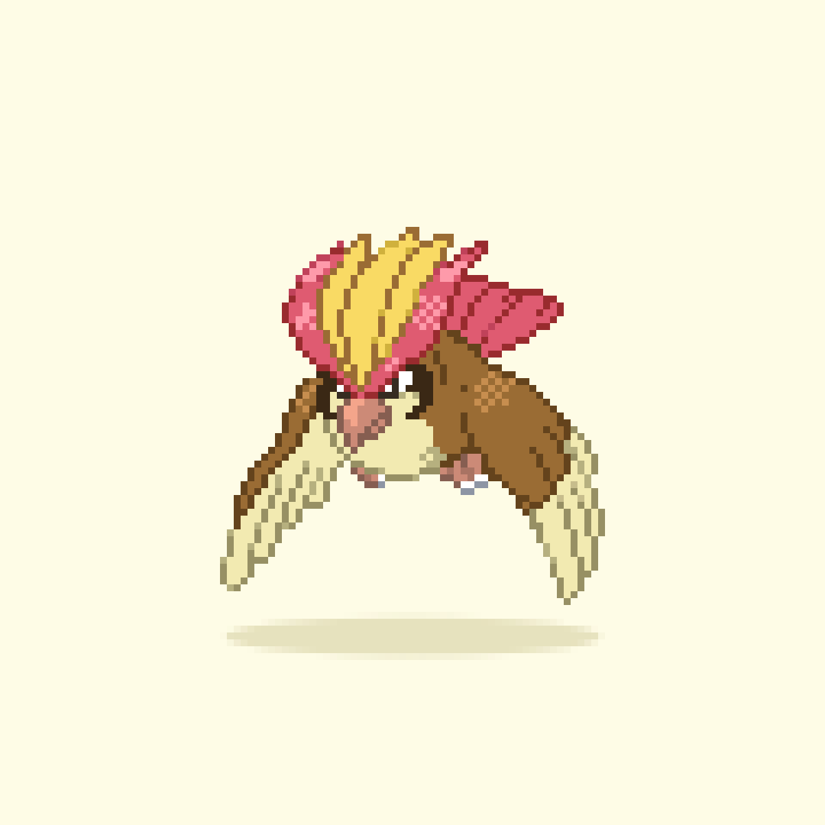 Ho-oh Silver Sprite Colour by PixelEightArt on DeviantArt