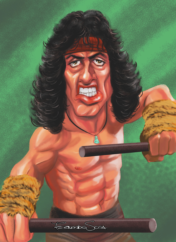 Quick Rambo Drawing Rambo III by sapienstoonz on DeviantArt