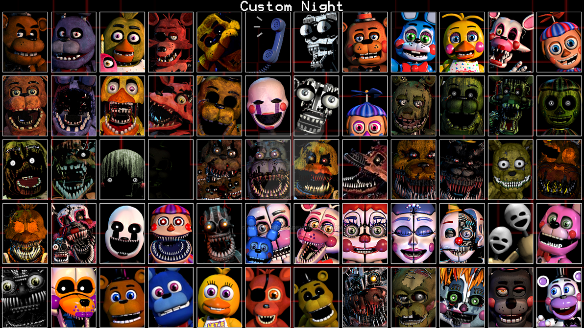 The Complete Ultimate Custom Night Version 2 by Will220 on DeviantArt