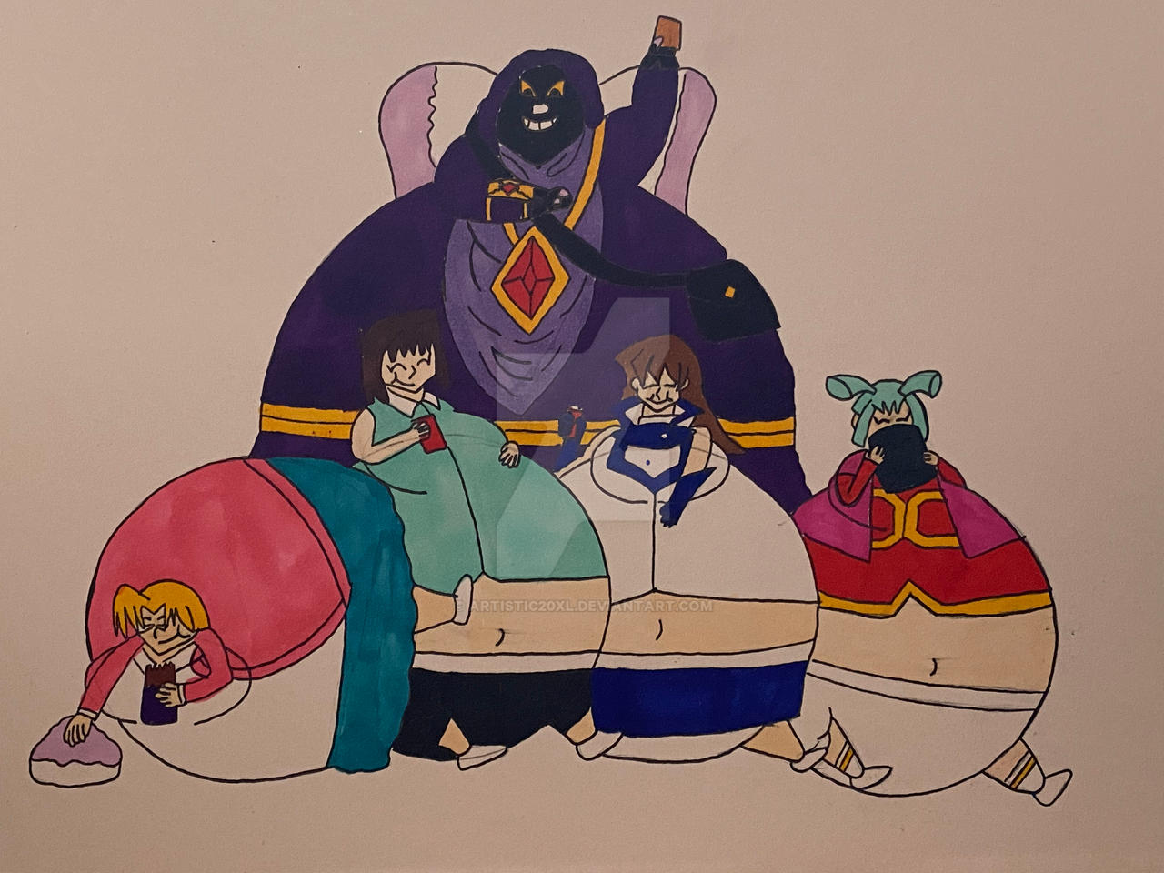 Chibi Roly Poly Roly Poly Fighters by Artistic20xl on DeviantArt