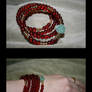 Red Glass Bangle or bracelet