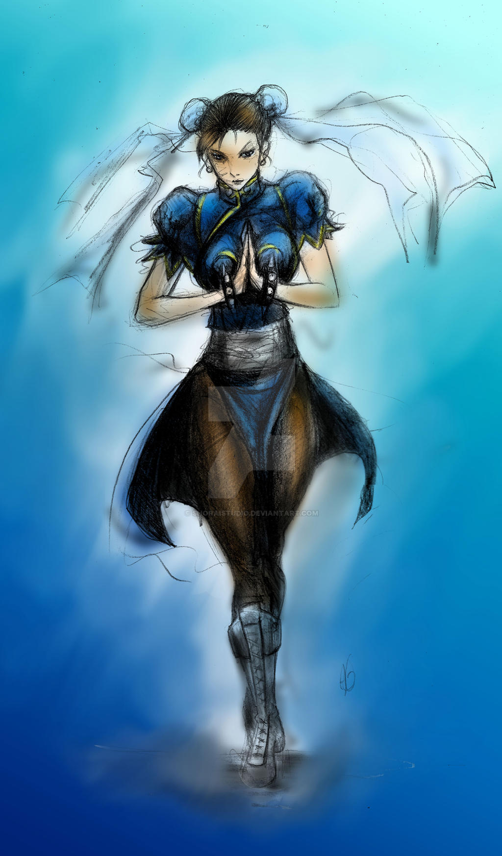 Chun Li Graduation Chun Li by ShoraiStudio on DeviantArt