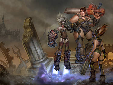 Ladies of Quake 3 arena