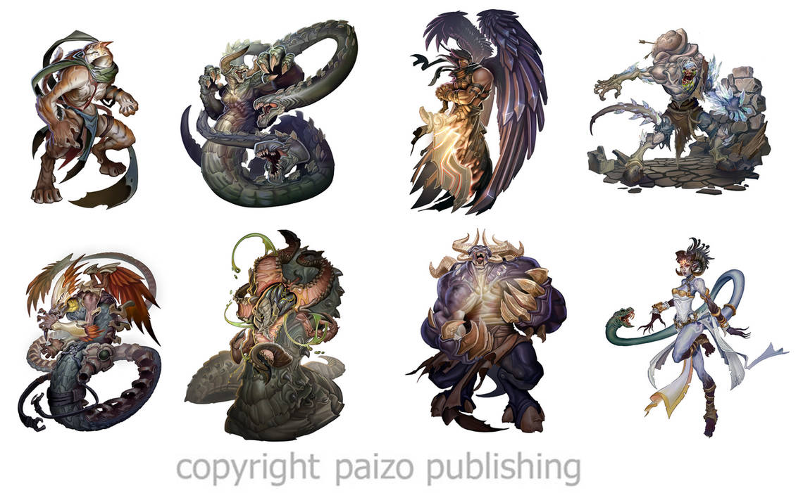Pathfinder Deviantart Pathfinder character illustrations by Rayph on DeviantArt