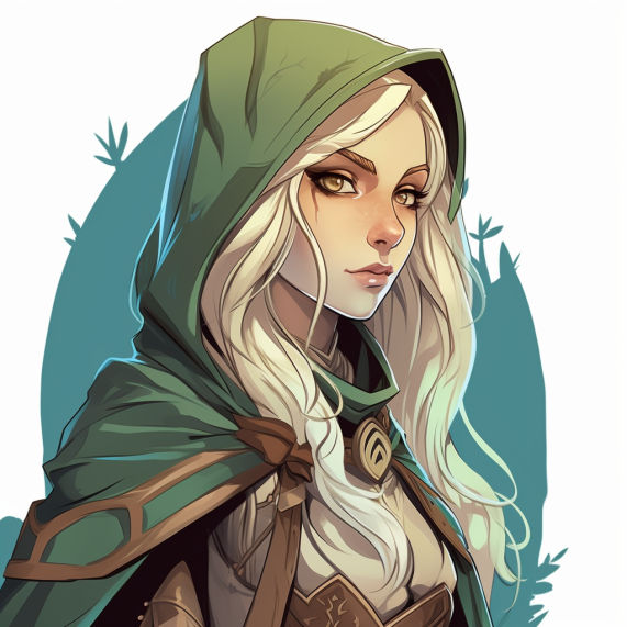 Blonde Elven Ranger Woman by MamaKhryssie on DeviantArt