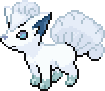 Alolan Vulpix Sprite by Klohinx on DeviantArt