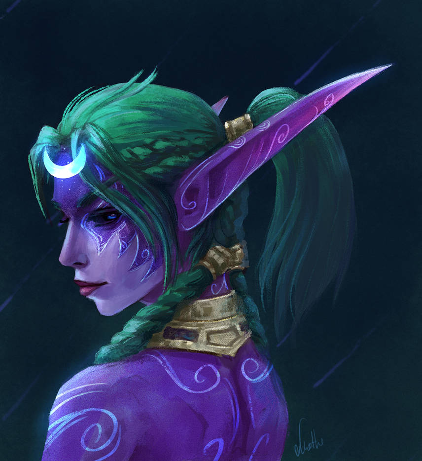 Tyrande Whisperwind The Night Warrior By Mothka On DeviantArt tyrande-whisperwind-the-night-warrior-by-mothka-on-deviantart
