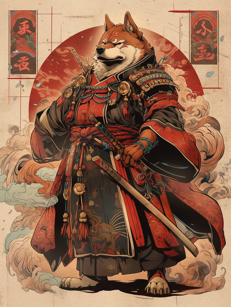 Shibu In Shiba inu samurai by hoshizaki314 on DeviantArt