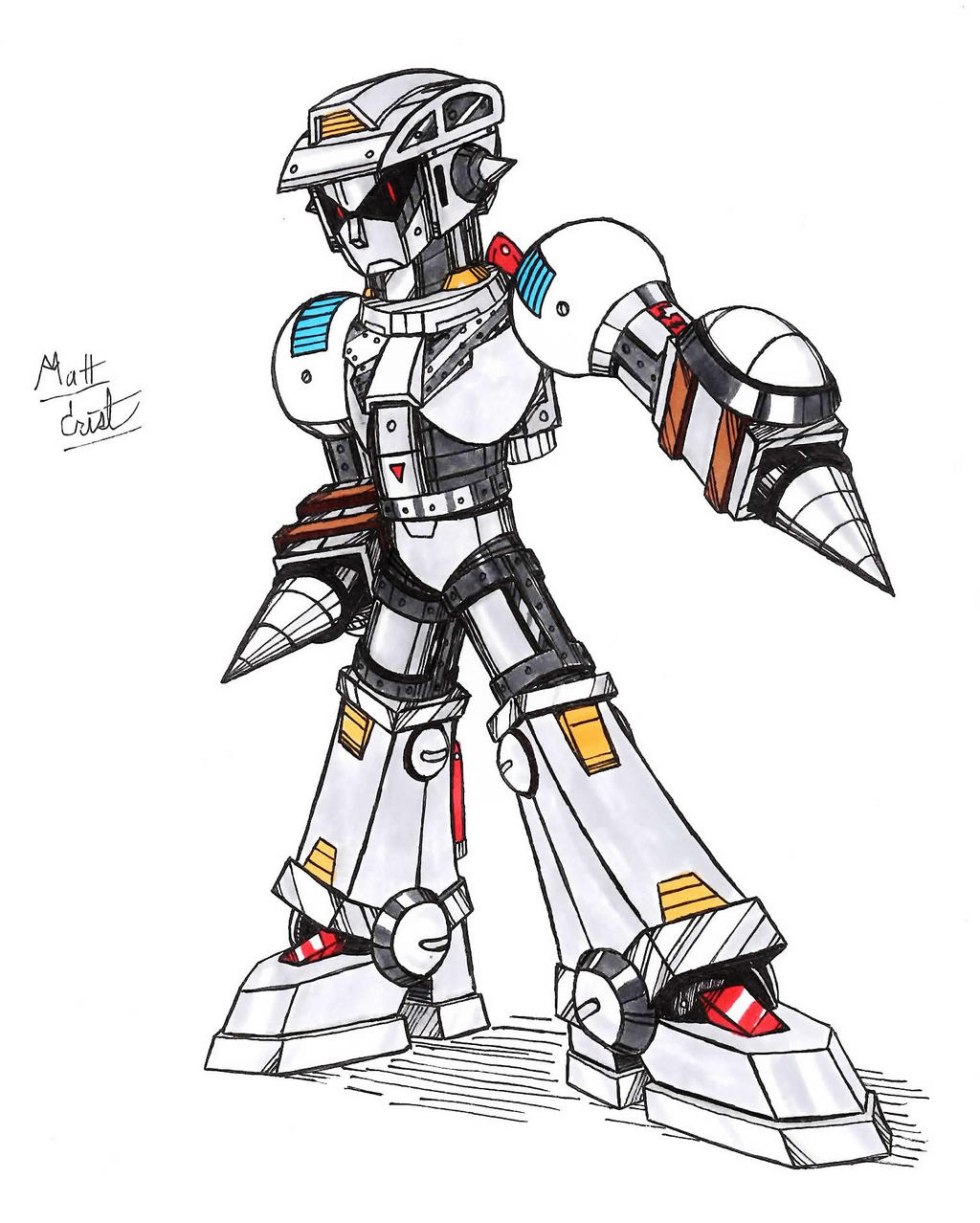 Full Metal Mech Mk.II colored in by Mattzilla527 on DeviantArt
