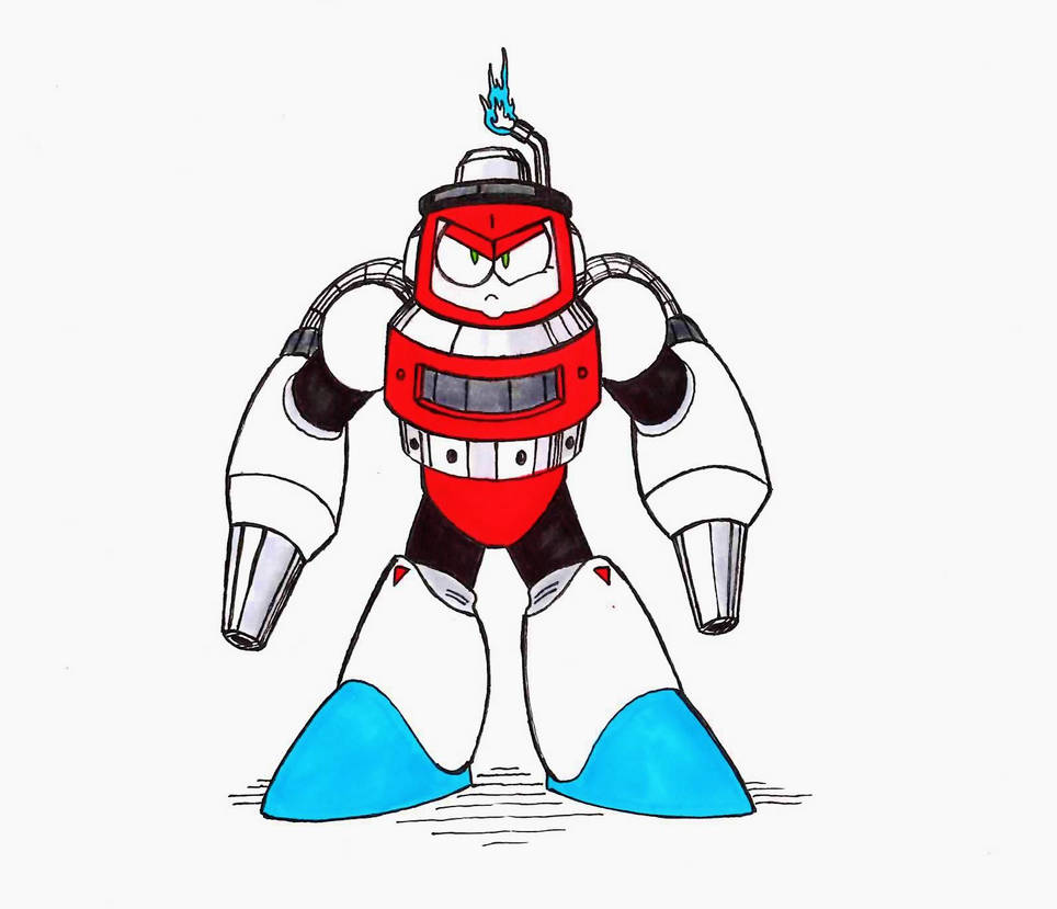 Torch Man...early / final design.....maybe by Mattzilla527 on DeviantArt