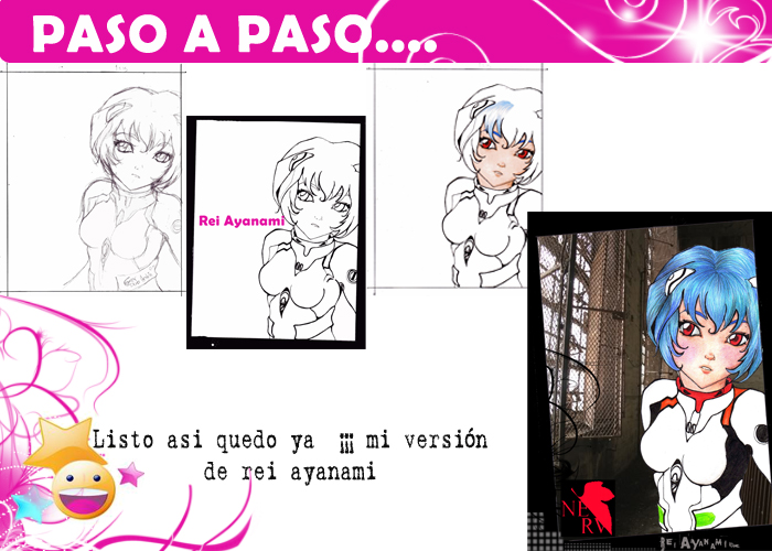 Paso a paso Rei Ayanami