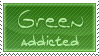 Green addicted - Stamp by jibirelle