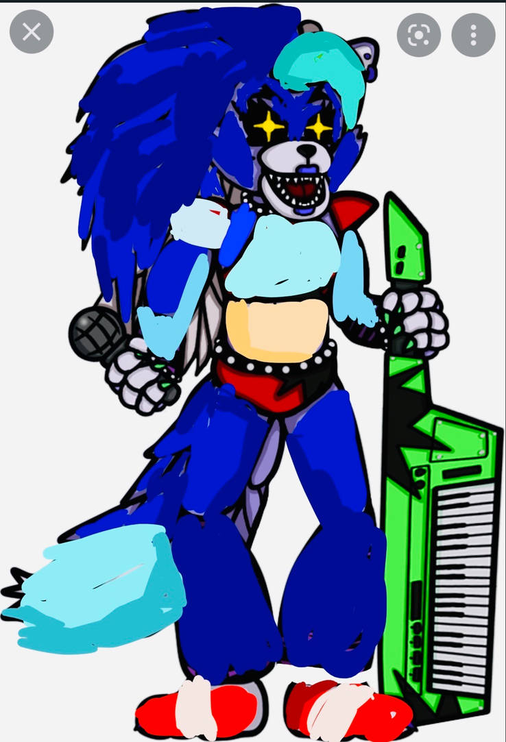 Roxy as Sonic the hedgehog by ninjaleno2013 on DeviantArt