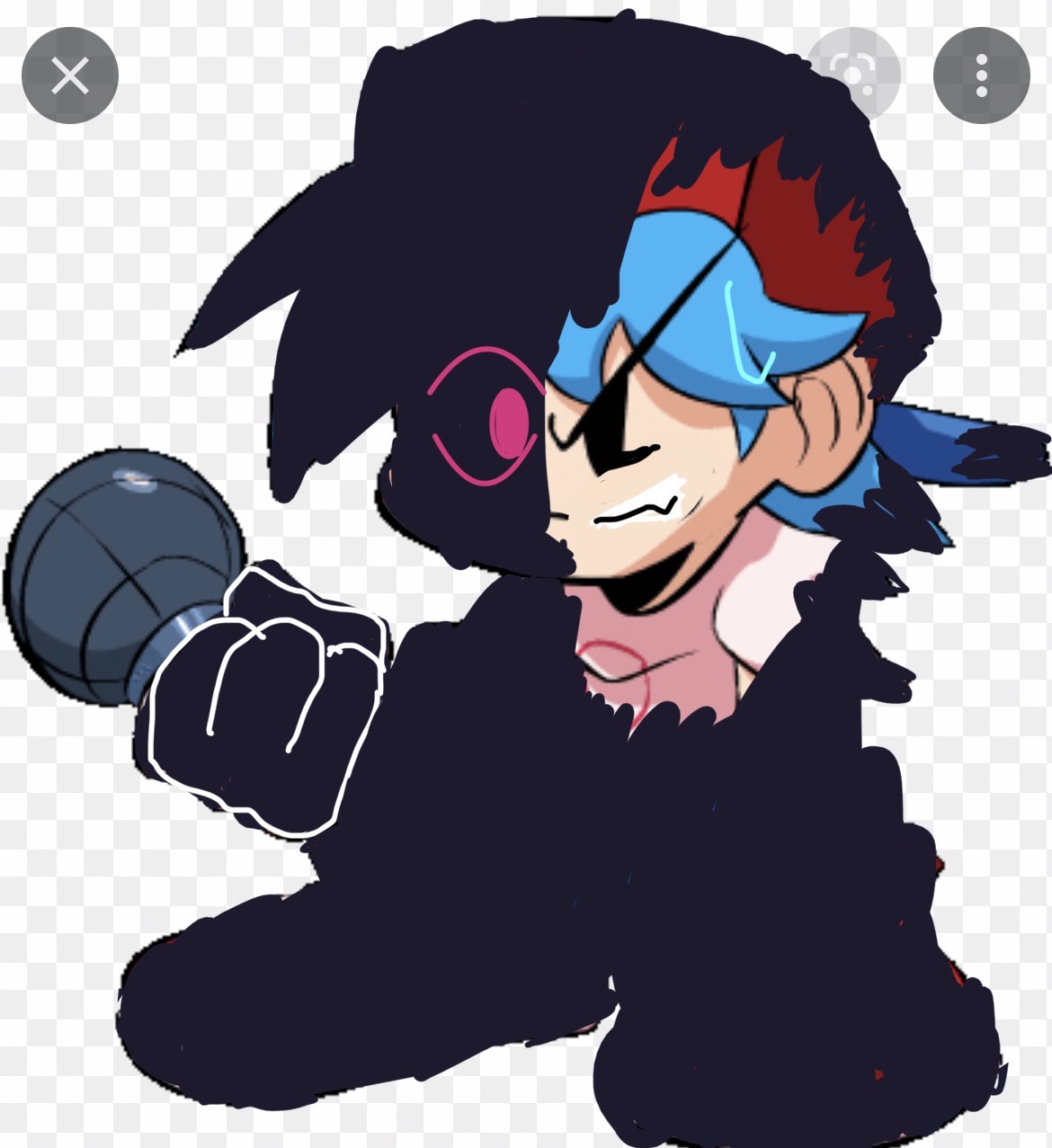 Corrupted Style Fnf corrupted bf hd by ninjaleno2013 on DeviantArt