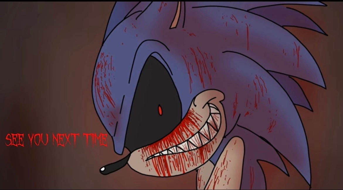 Sonic.exe message by ninjaleno2013 on DeviantArt