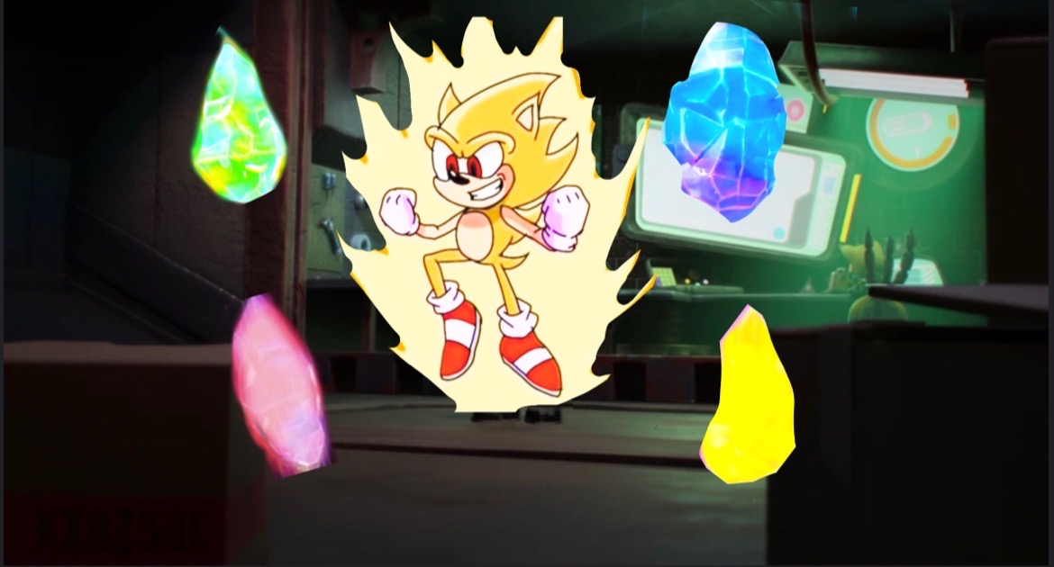 Fleetway Super Sonic Sticker - Fleetway Super Sonic Fnf - Discover