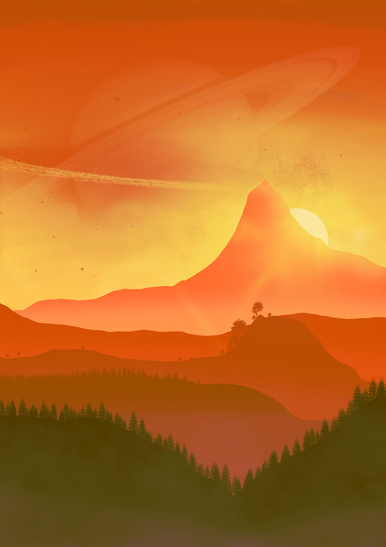 Exoplanet Sunset by timurlitbak on DeviantArt