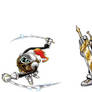 Pawnchessmon  White  Evolution Line  Gallantmon  B