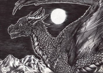 Week 37-Black Dragon by FuriarossaAndMimma