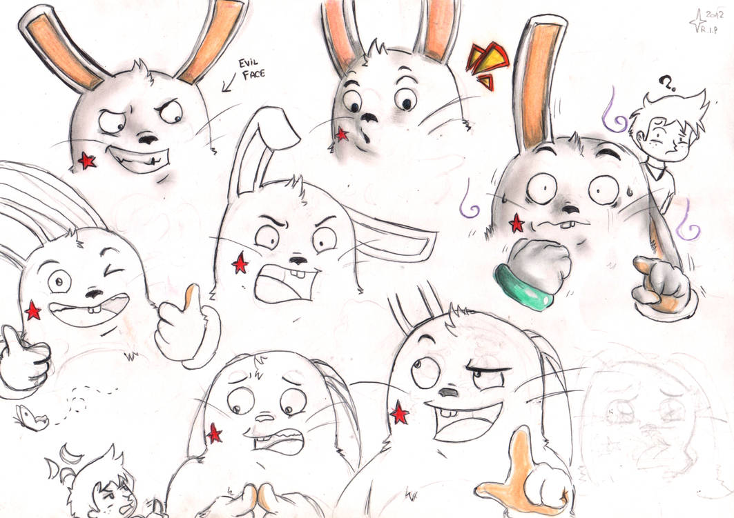 Rekkit Rabbit by FuriarossaAndMimma on DeviantArt