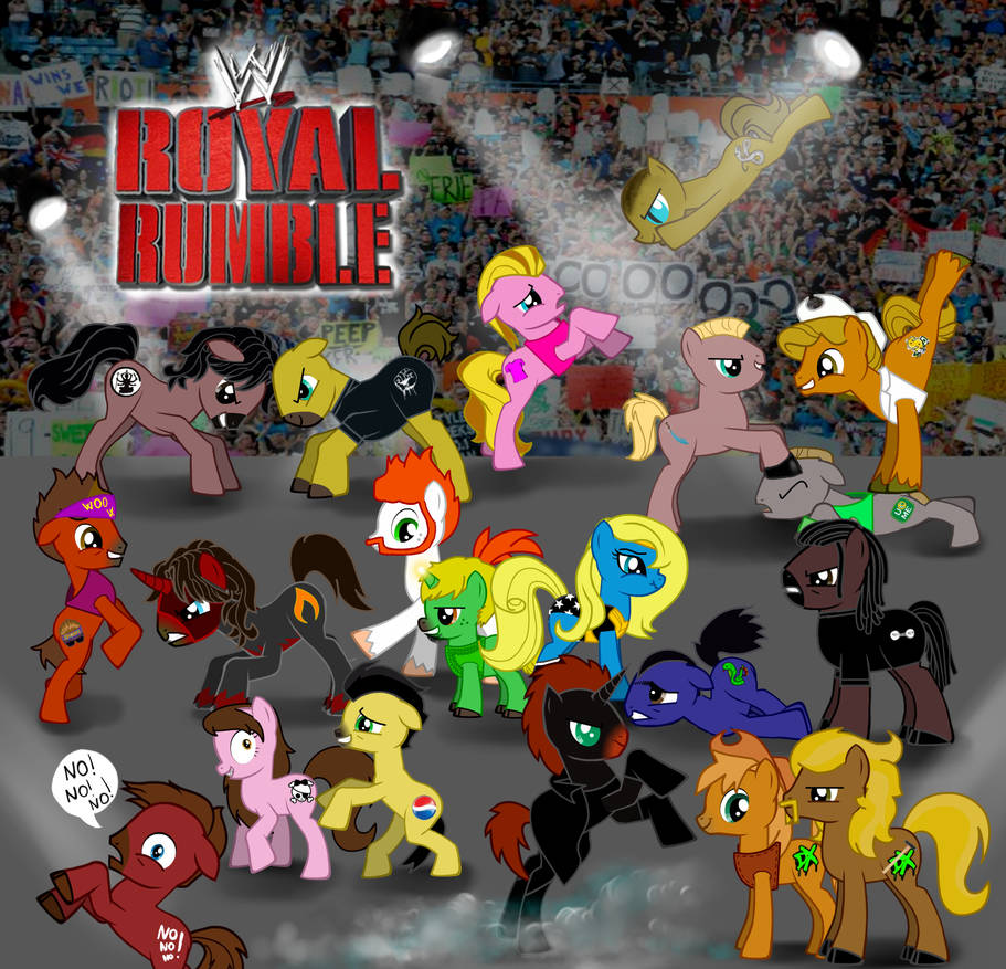 WWE - my little pony - Royal Rumble by FuriarossaAndMimma on DeviantArt