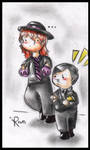 WWE chibi 2 - Undertaker and Paul Bearer by FuriarossaAndMimma