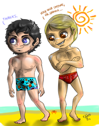 Chibi Hannigraham 2 - Beachwear