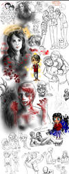 NBC Hannibal sketchdump by FuriarossaAndMimma