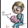 Chibi Hannibal and Mason