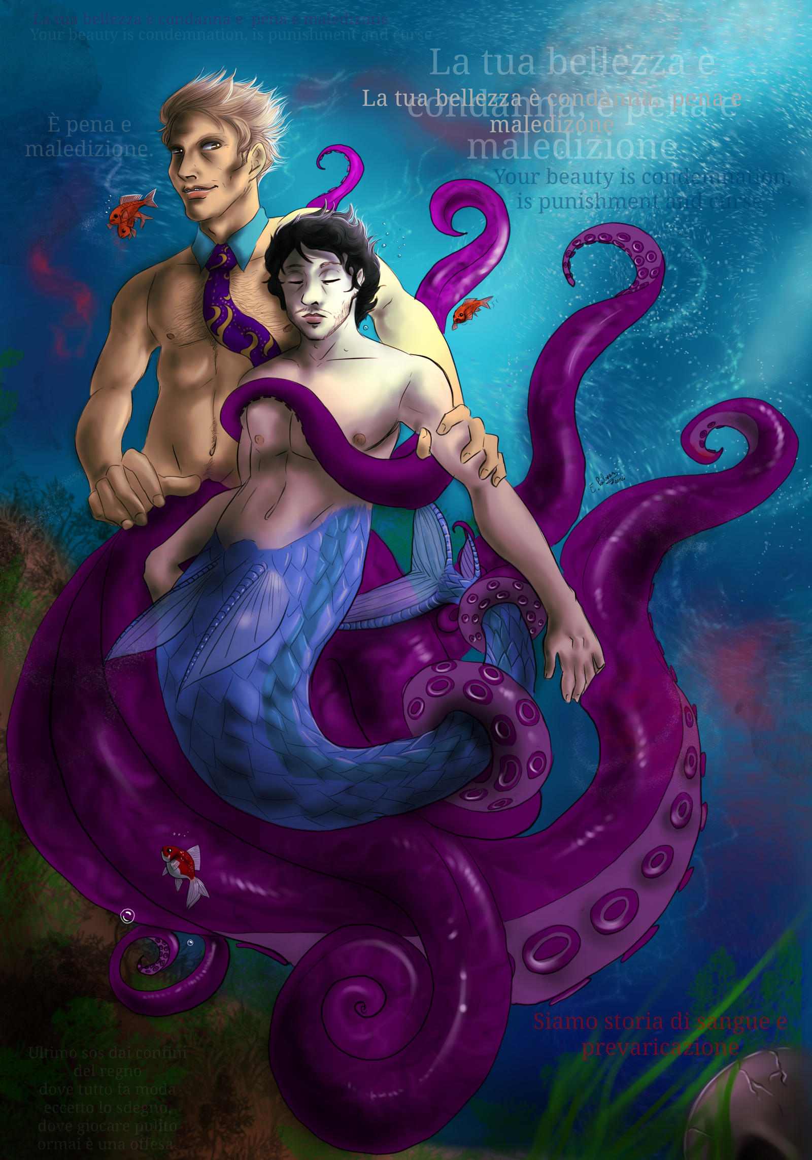 Hannibal mermaid AU - Condanna, pena e maledizione