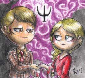 Hannibal chibis - Hannibal and Bedelia by FuriarossaAndMimma