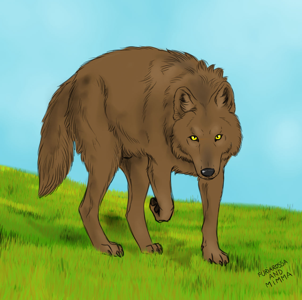 Commission - Luke the wolf by FuriarossaAndMimma on DeviantArt