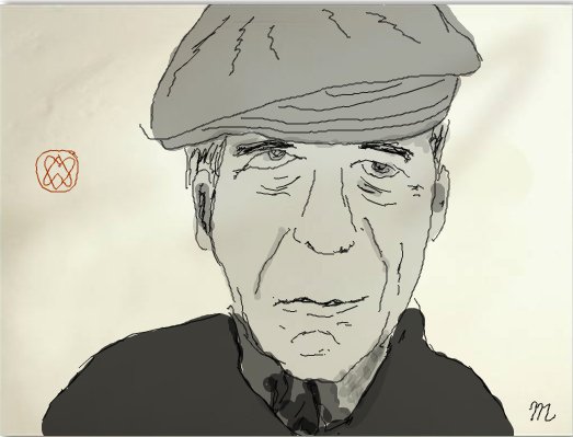 Leonard Cohen portrait