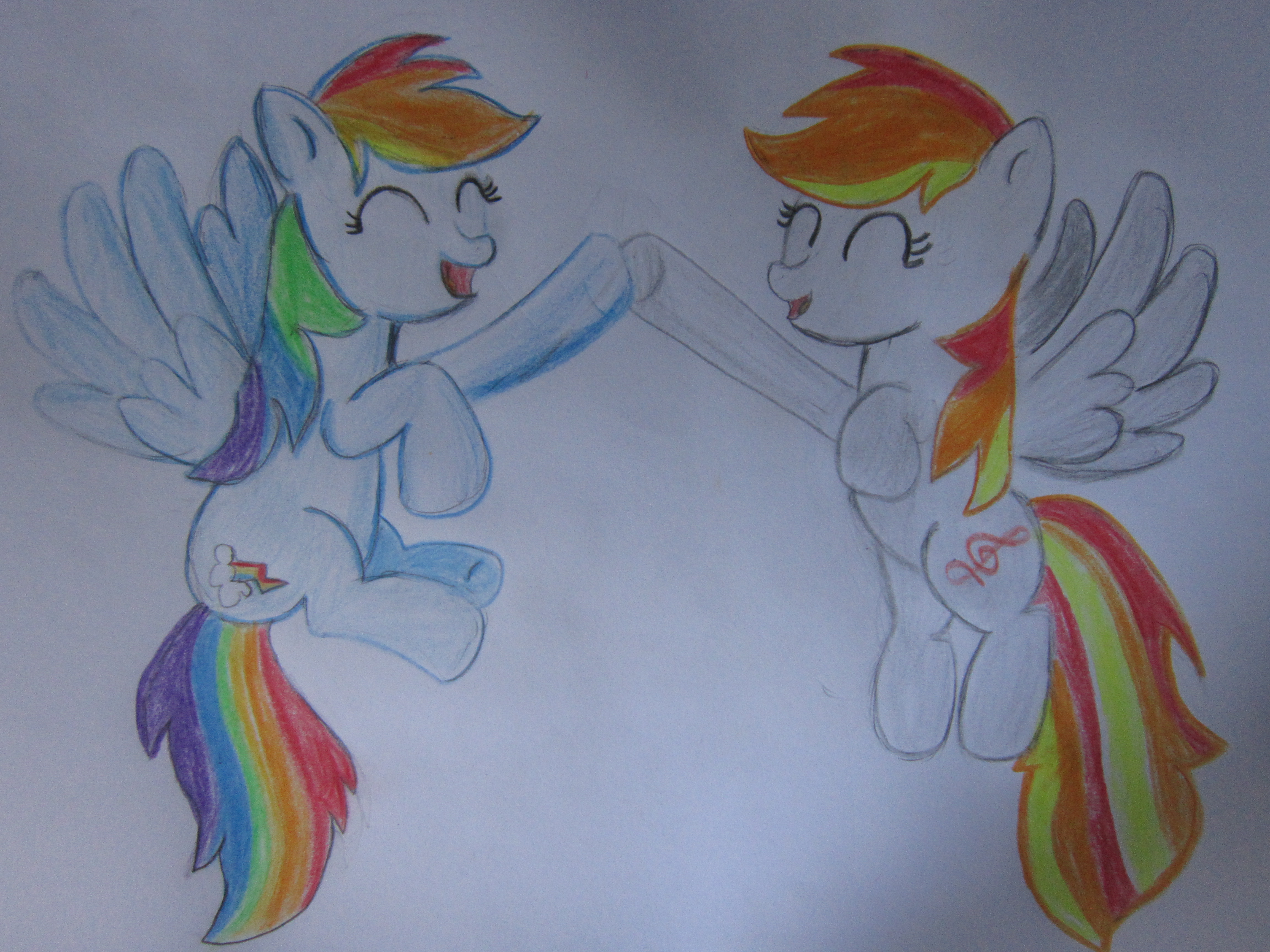 Tridashie and Rainbow Dash