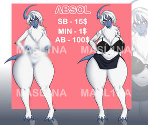 (CLOSED) Absol  Adopt Pokemon/ PokeAdopt by maclina