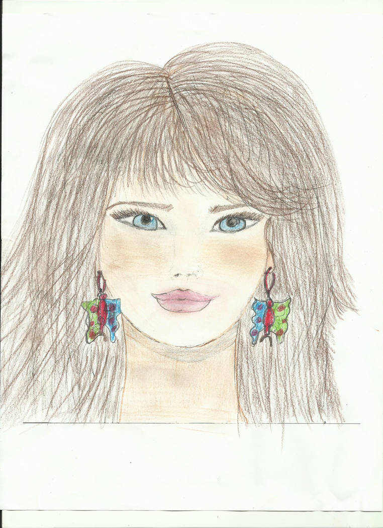 Deviant Art Sketch Colored by SnowDollArtist on DeviantArt