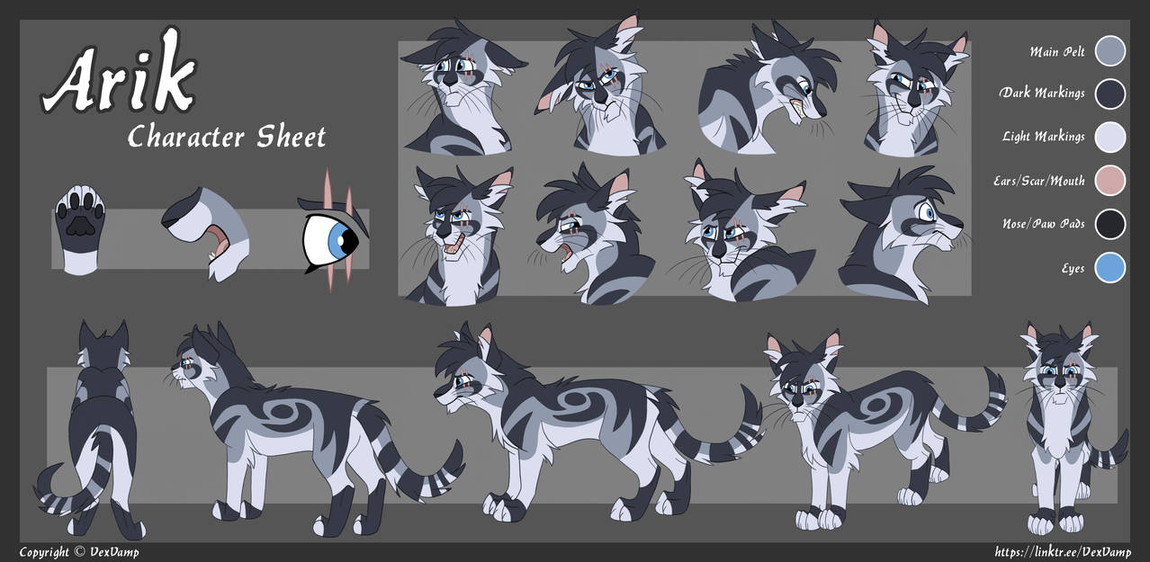 Jayfeather Character Sheet by Nightrizer on DeviantArt