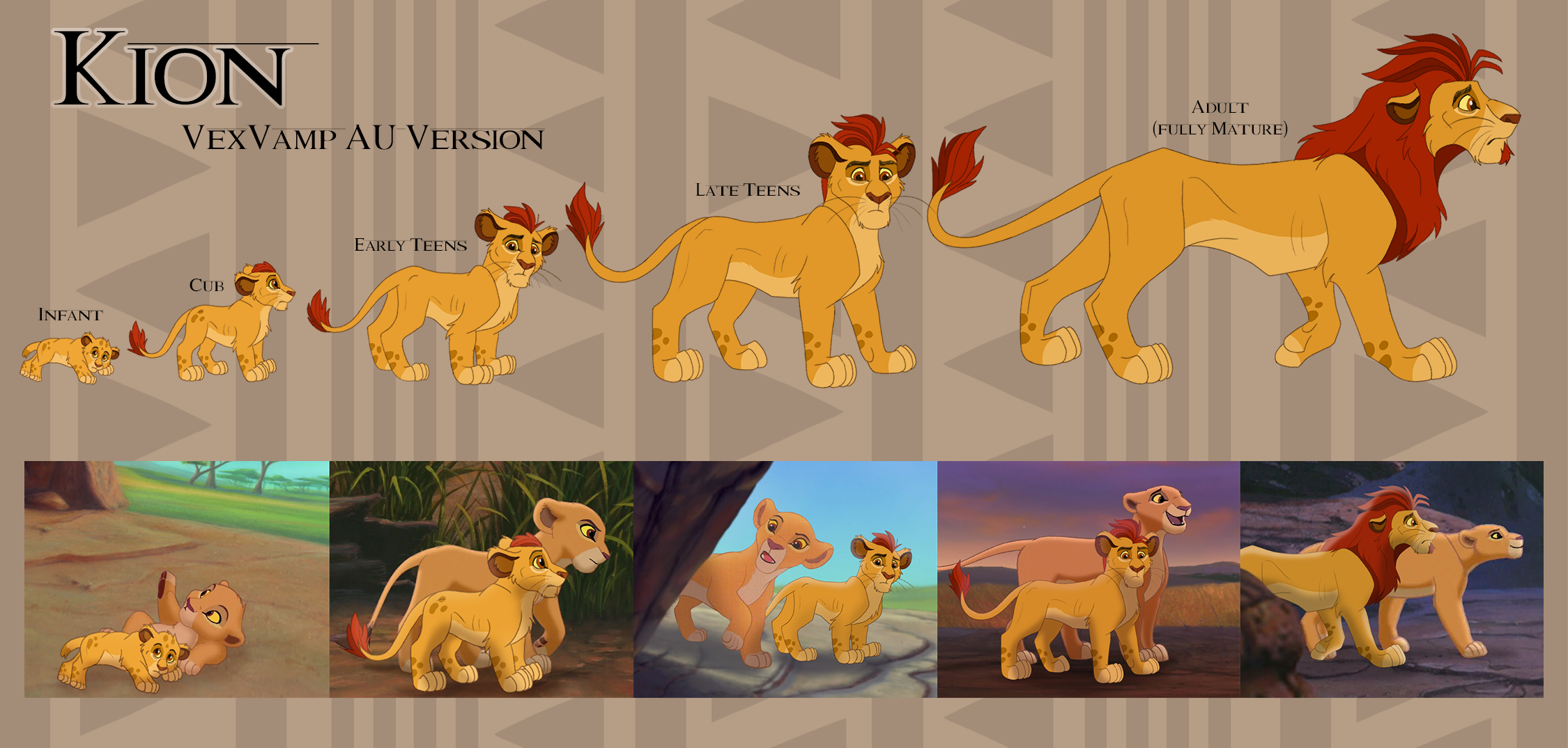 Kion TLK Character Sheet - AU Kion by xVexVamp on DeviantArt