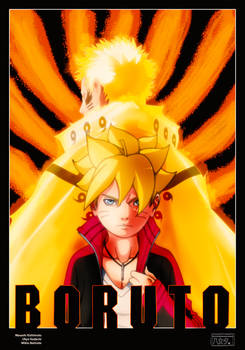 Boruto Cover 6: The Hero and his son