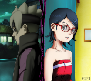 Boruto 13: Boruto and Sarada