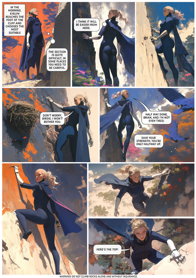 Comic book. Evelyn from the Raven Stable squad. by Voldemar21 on DeviantArt
