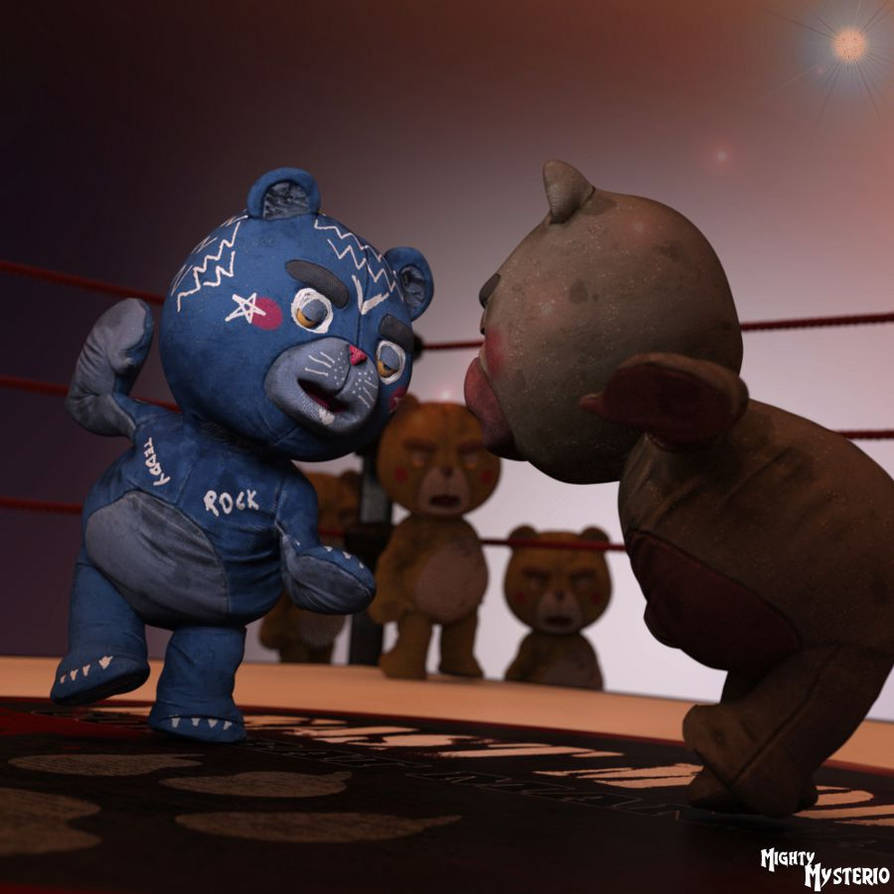 Teddy Bear Rumble by MightyMysterio on DeviantArt