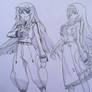 Laura and Cecilia from INFINITE STRATOS