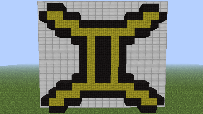 Minecraft Gemini Pixel Art