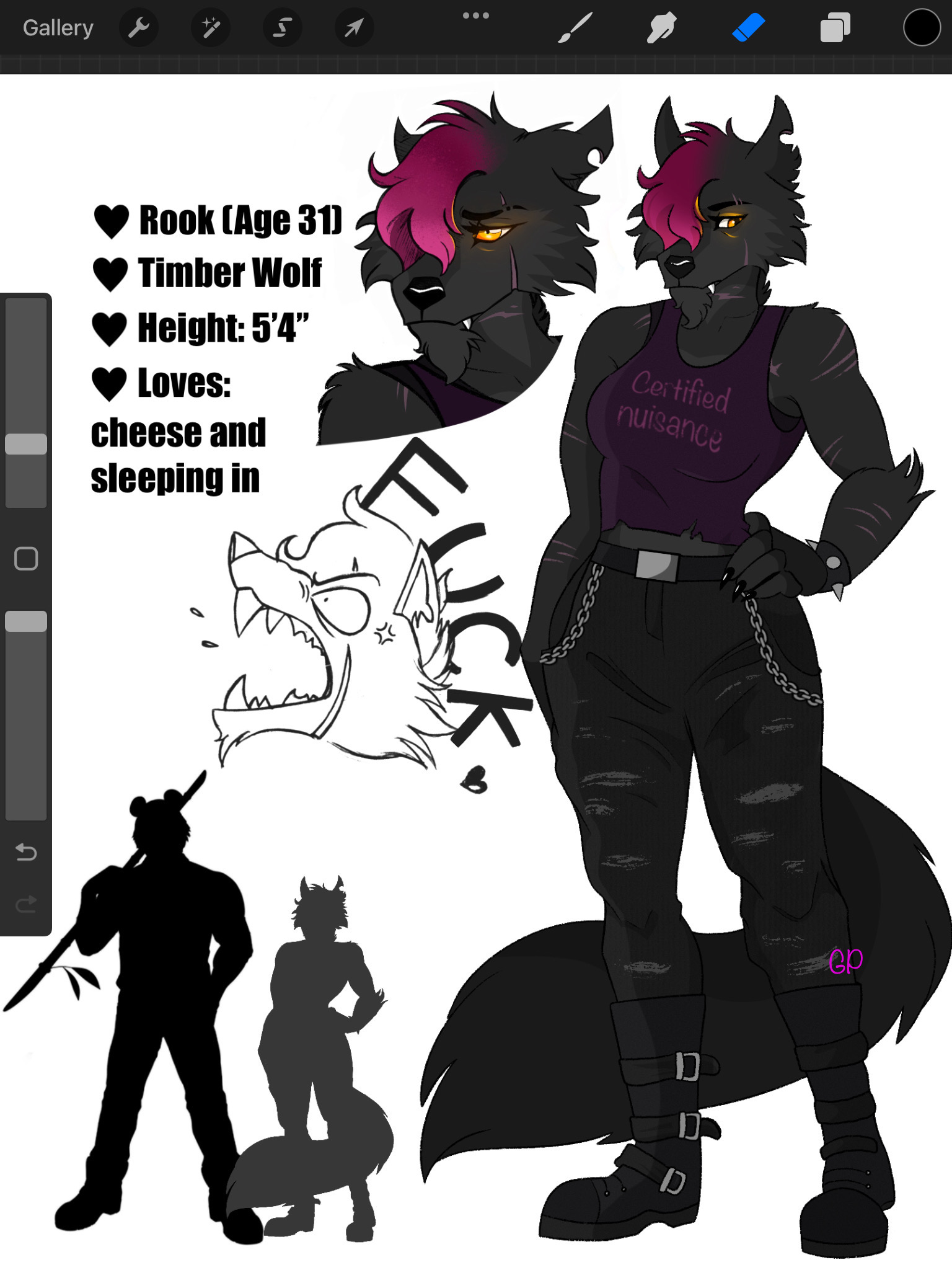 Beastars OC (ref sheet) by Grim-Piggles on DeviantArt