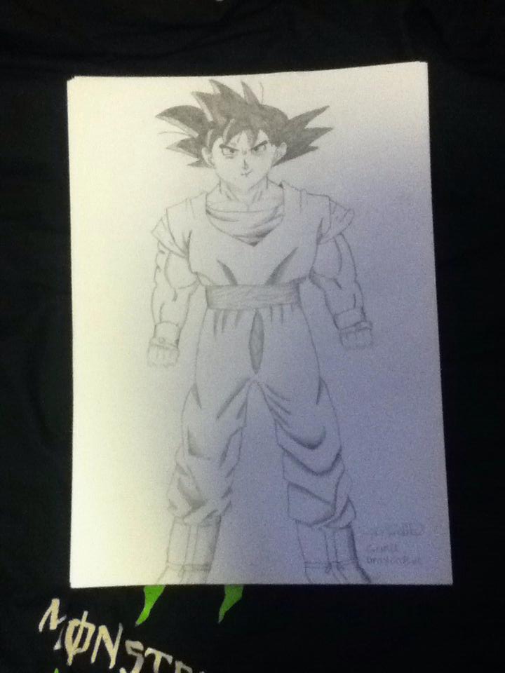Goku Full Body Drawing by Smiffler0808 on DeviantArt