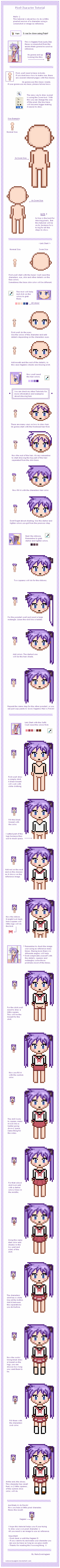 Pixel Character Tutorial by Gurinn