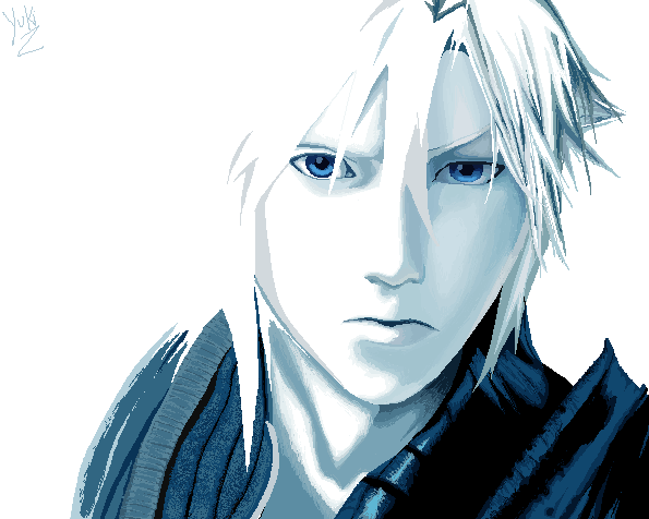 Cloud Strife - MSPaint