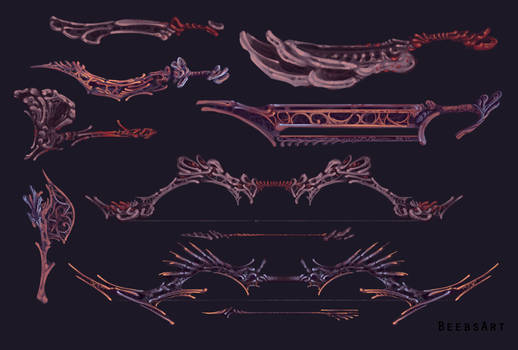 Mushroom Weapon Concepts